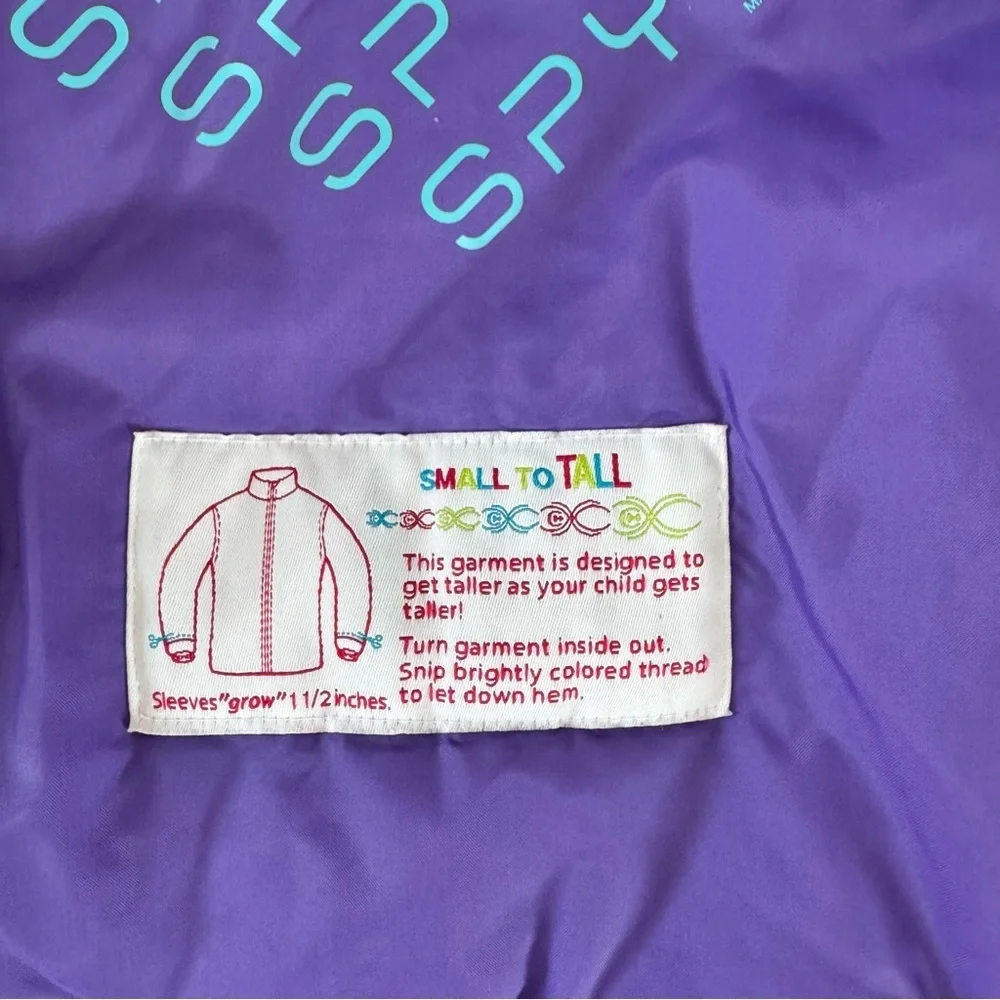 Spyder girls Bitsy Glam Insulated Ski Snow winter jacket size 2